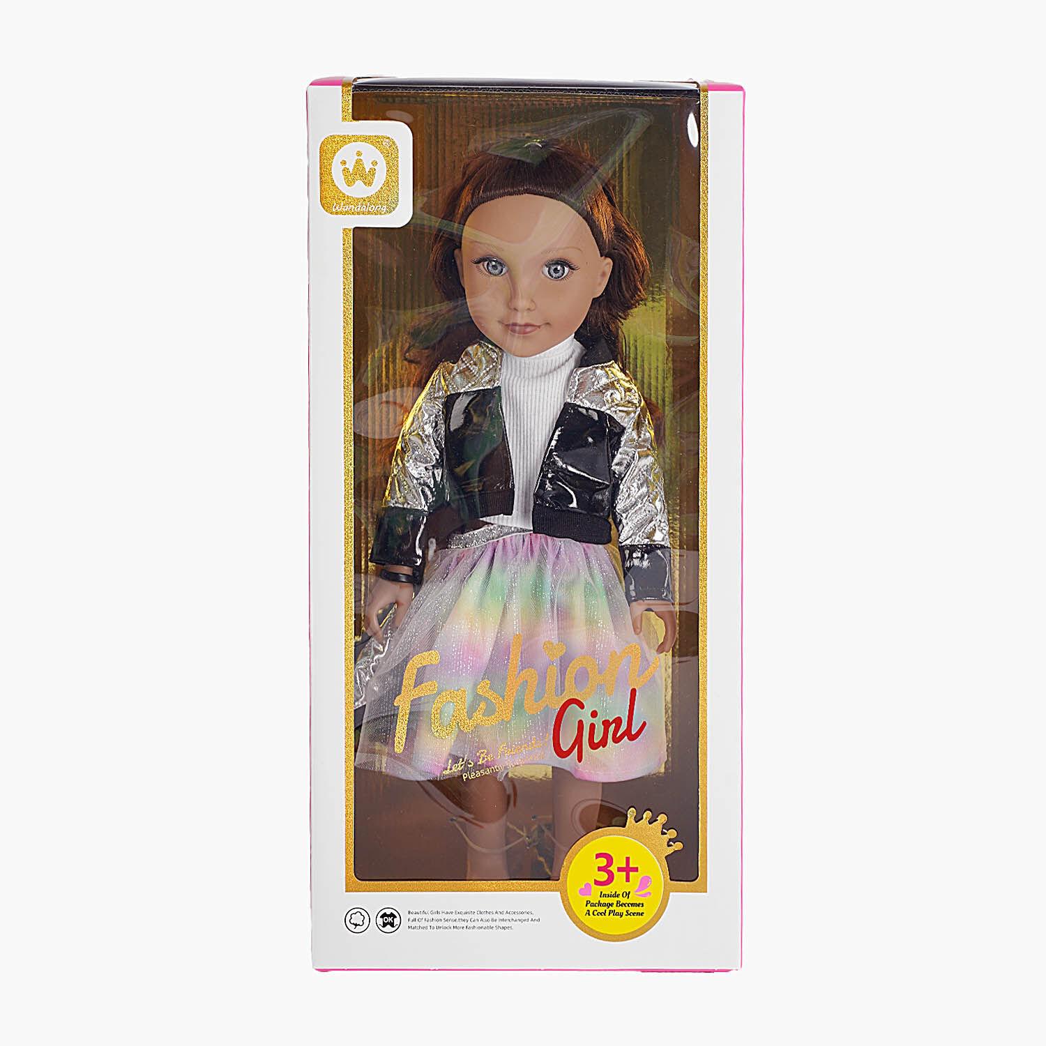 Кукла Fashion Girl резиновая съемная одежда 46 см Разноцветный (157551) Кукла Fashion Girl резиновая съемная одежда 46 см Разноцветный (157551)