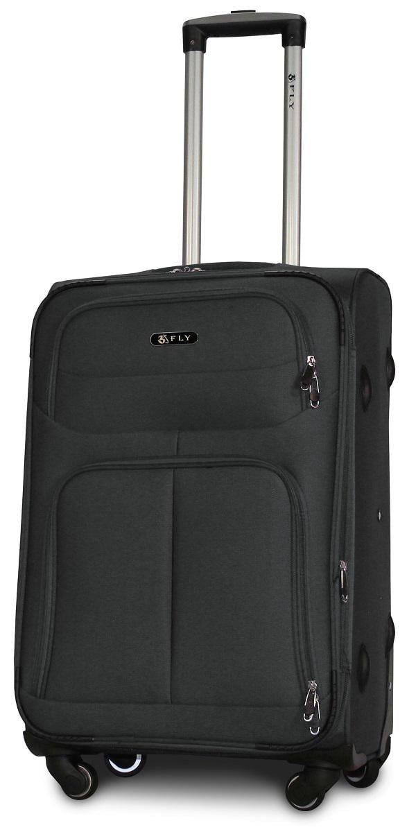 Чемодан тканевый FLY 8279 средний 4 колеса Серый (Ft00034)