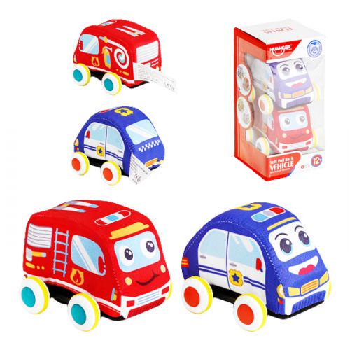 Набор мягких инерционных машинок 7х9х8, 5 см 2 шт. (193412)