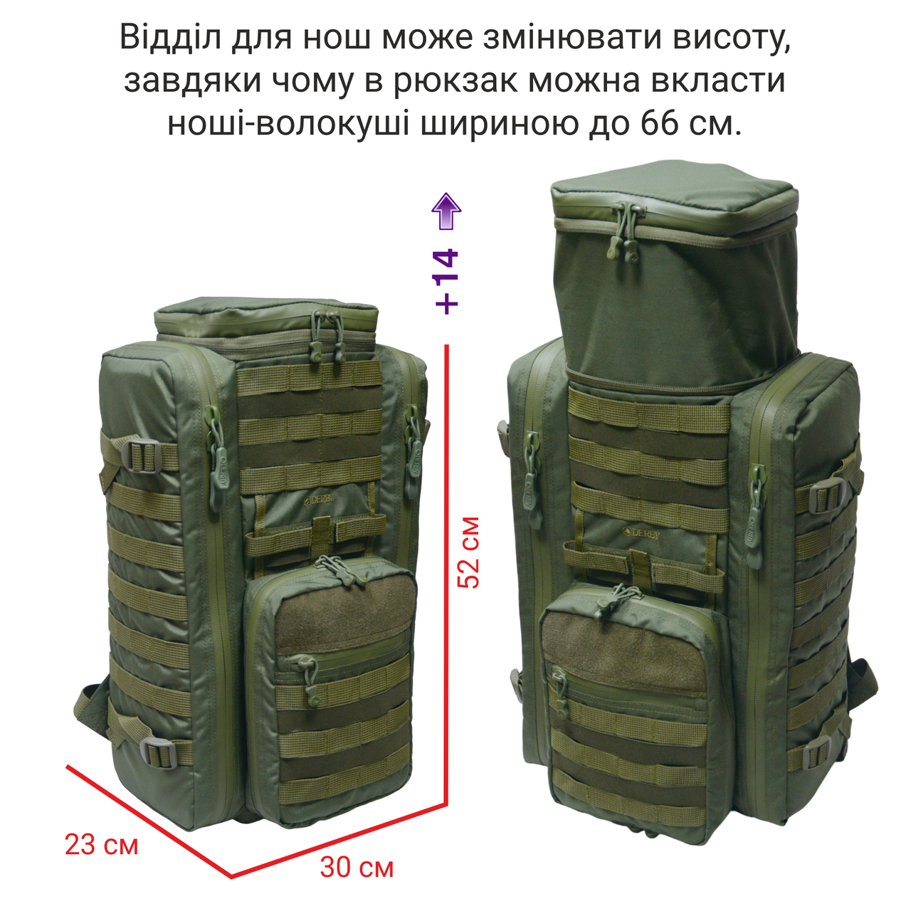 Рюкзак боевого медика Derby MultiPack Хаки (2553969601) - фото 3 Рюкзак боевого медика Derby MultiPack Хаки (2553969601) - фото 3