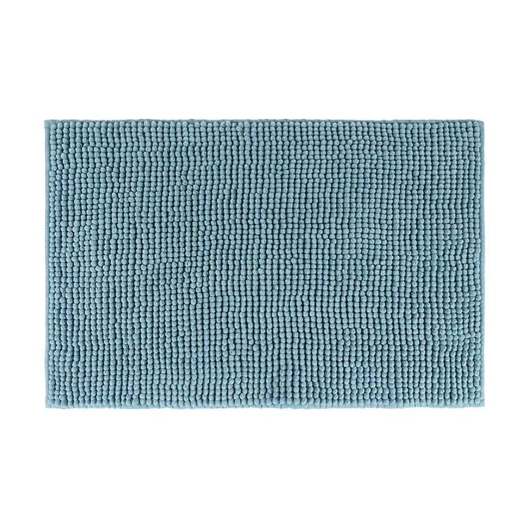 Коврик для ванны и душа Bathlux мягкий длинный ворс прорезиненный нескользящий 80х50 см Бирюзовый