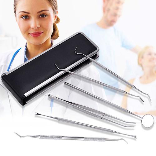 Набір стоматологічний Teeth Tools з чохлом для зберігання 6 шт. (3335) - фото 8