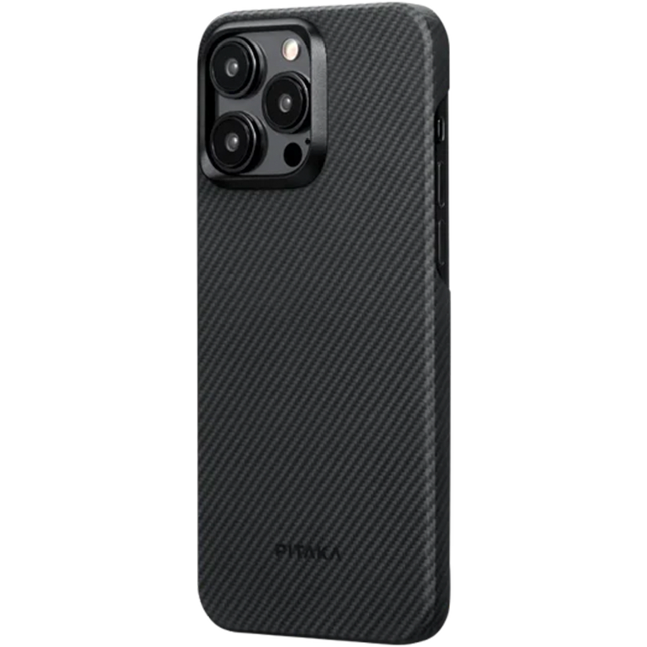 Чохол накладка Pitaka MagEZ Case 4 Twill 600D for iPhone 15 Pro Max Black/Grey (KI1501PMA) - фото 2