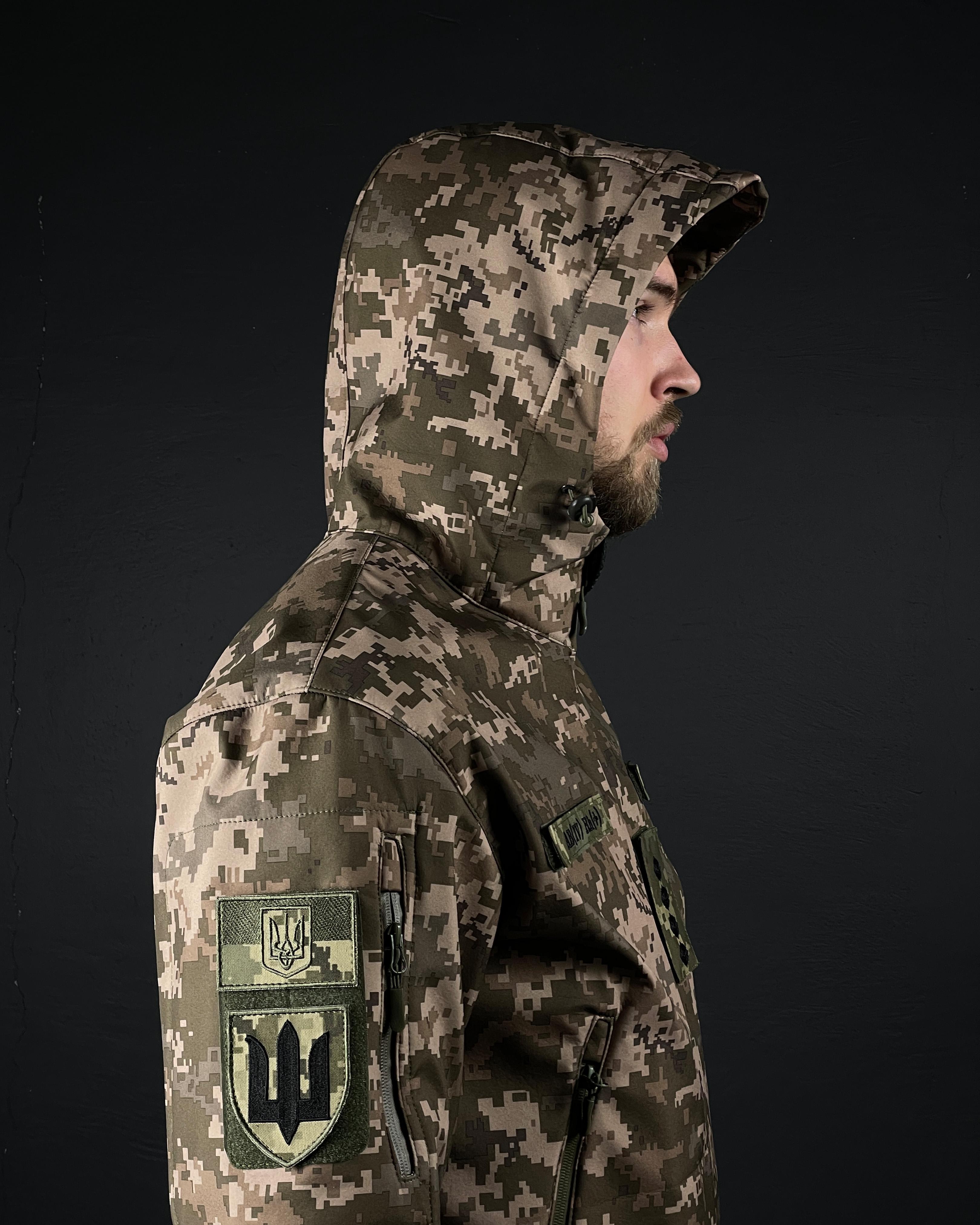 Куртка военная COOPERR Soft Shell II M Пиксель (KUR-1.4.M) - фото 7