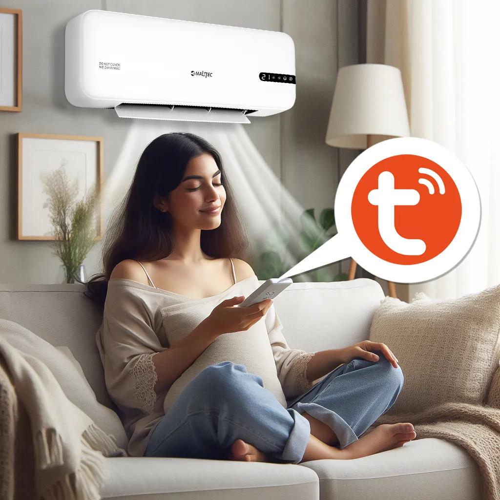 Завеса тепловая Maltec PT4000W Wi-Fi 2000 В Белый (111272) - фото 7