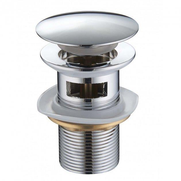 Донний клапан для раковини з переливом Mexen, хром (79920-00)