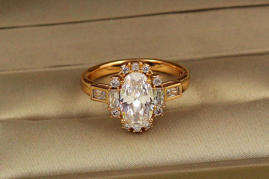 Кольцо Xuping Jewelry эпоха р. 20 Золотистый (27791214) Кольцо Xuping Jewelry эпоха р. 20 Золотистый (27791214)