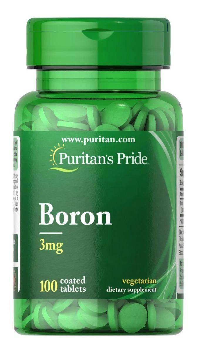 Бор Puritan's Pride Boron Chelated 3 мг 100 таб.