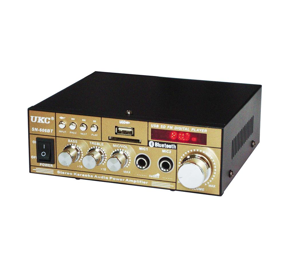 Усилитель звука UKC SN-606BT Bluetooth USB (30806) - фото 2 Усилитель звука UKC SN-606BT Bluetooth USB (30806) - фото 2