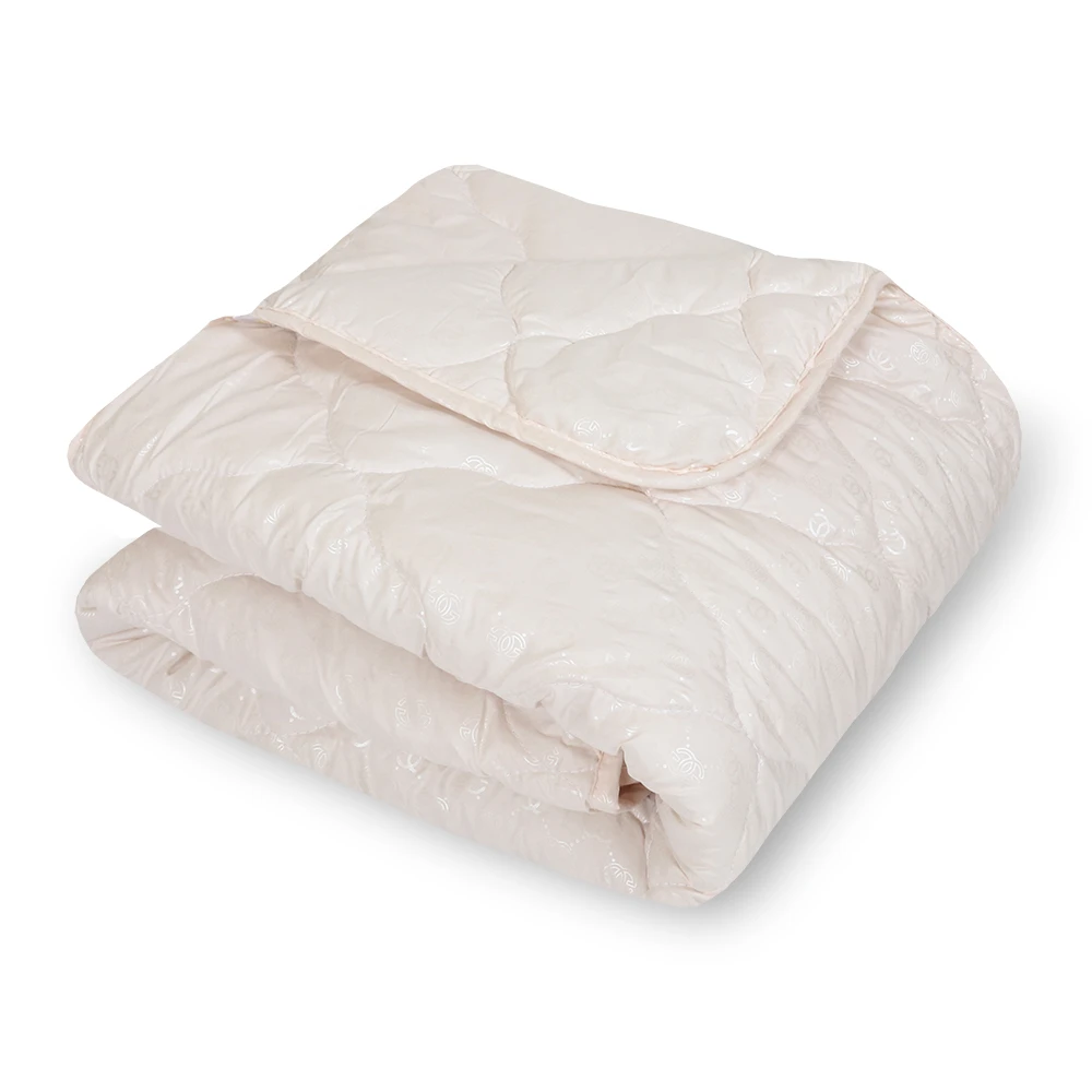 Одеяло летнее ТМ Черешенька евро микрофибра 195х215 см Кремовый (60036) - фото 1 Одеяло летнее ТМ Черешенька евро микрофибра 195х215 см Кремовый (60036) - фото 1