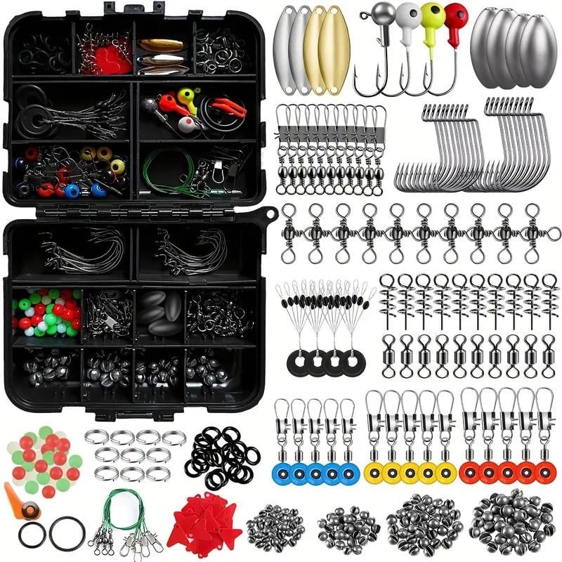 Набор рыболовных снастей для пресноводных рыб 206 шт. - фото 6