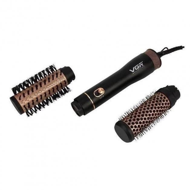 Фен-гребешок для волос VGR V-559 2 скорости 2 насадки (ws65671)