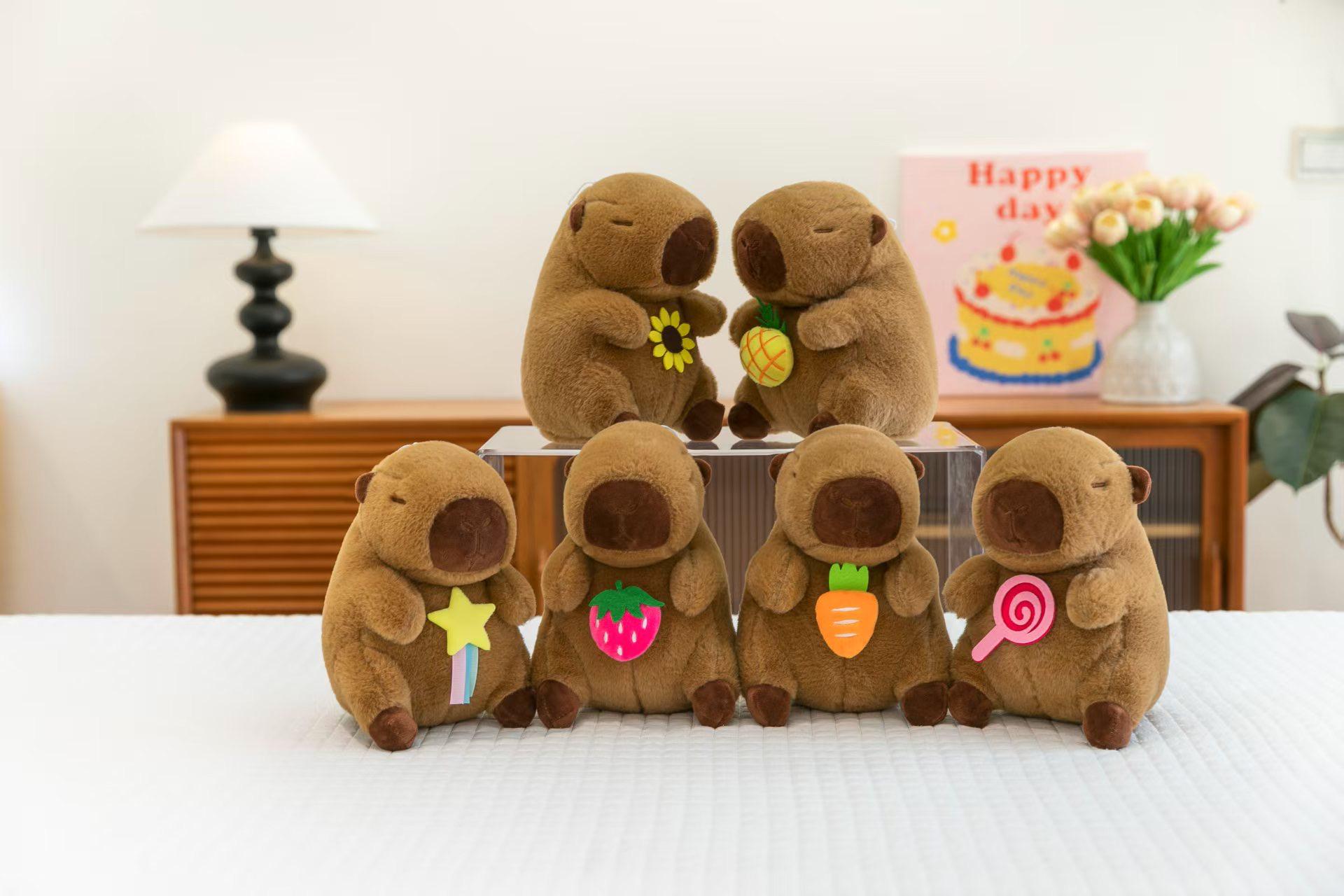 М'яка іграшка Капібара 23 см - фото 2 М'яка іграшка Капібара 23 см - фото 2