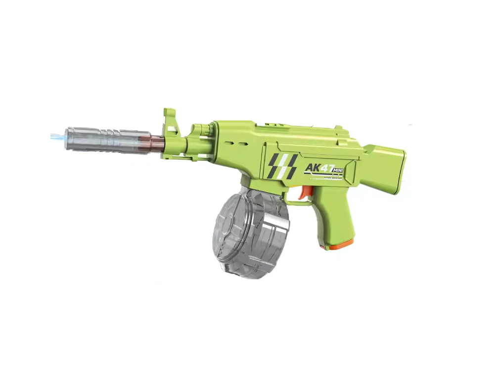Детский водный автомат АК47 электрический на аккумуляторе Зеленый (2573330297)