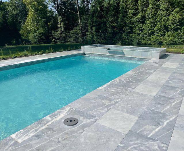 Мрамор Каменный двор Bluestone Sandblasted Brushed 30,5х61х1,2 см (0080) - фото 3 Мрамор Каменный двор Bluestone Sandblasted Brushed 30,5х61х1,2 см (0080) - фото 3