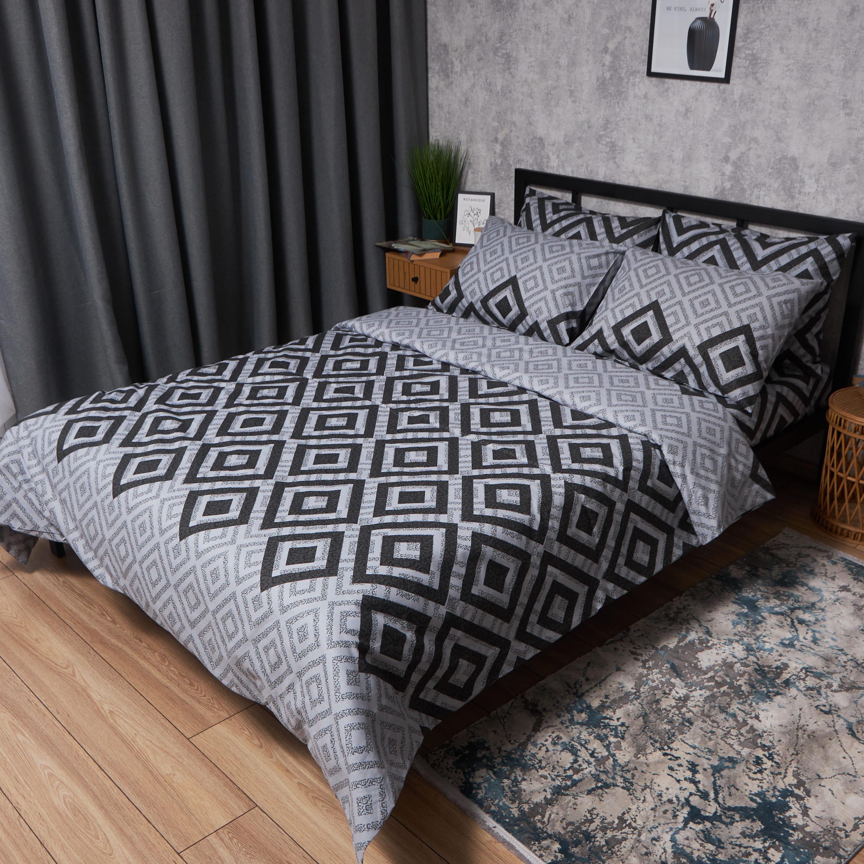 Пододеяльник Moon&Star Gold Люкс Retro Pixels бязь King Size 220x240 см (MS-870000709)