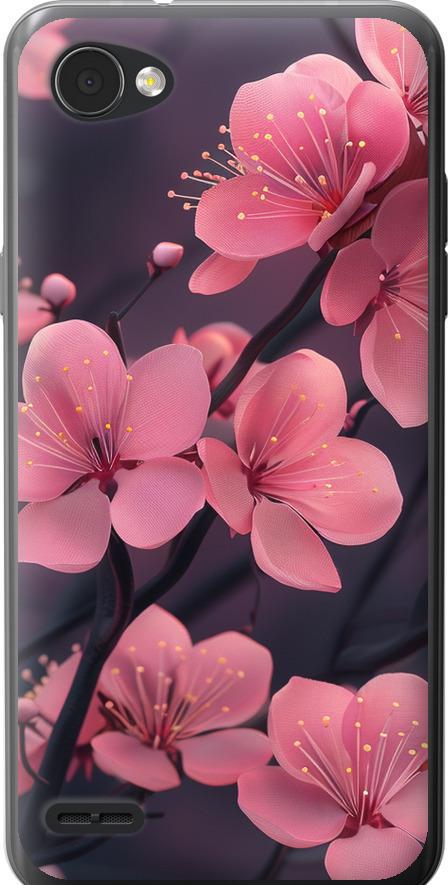 Чехол на LG Q6 Пурпурная сакура (6075u-1094-42517)