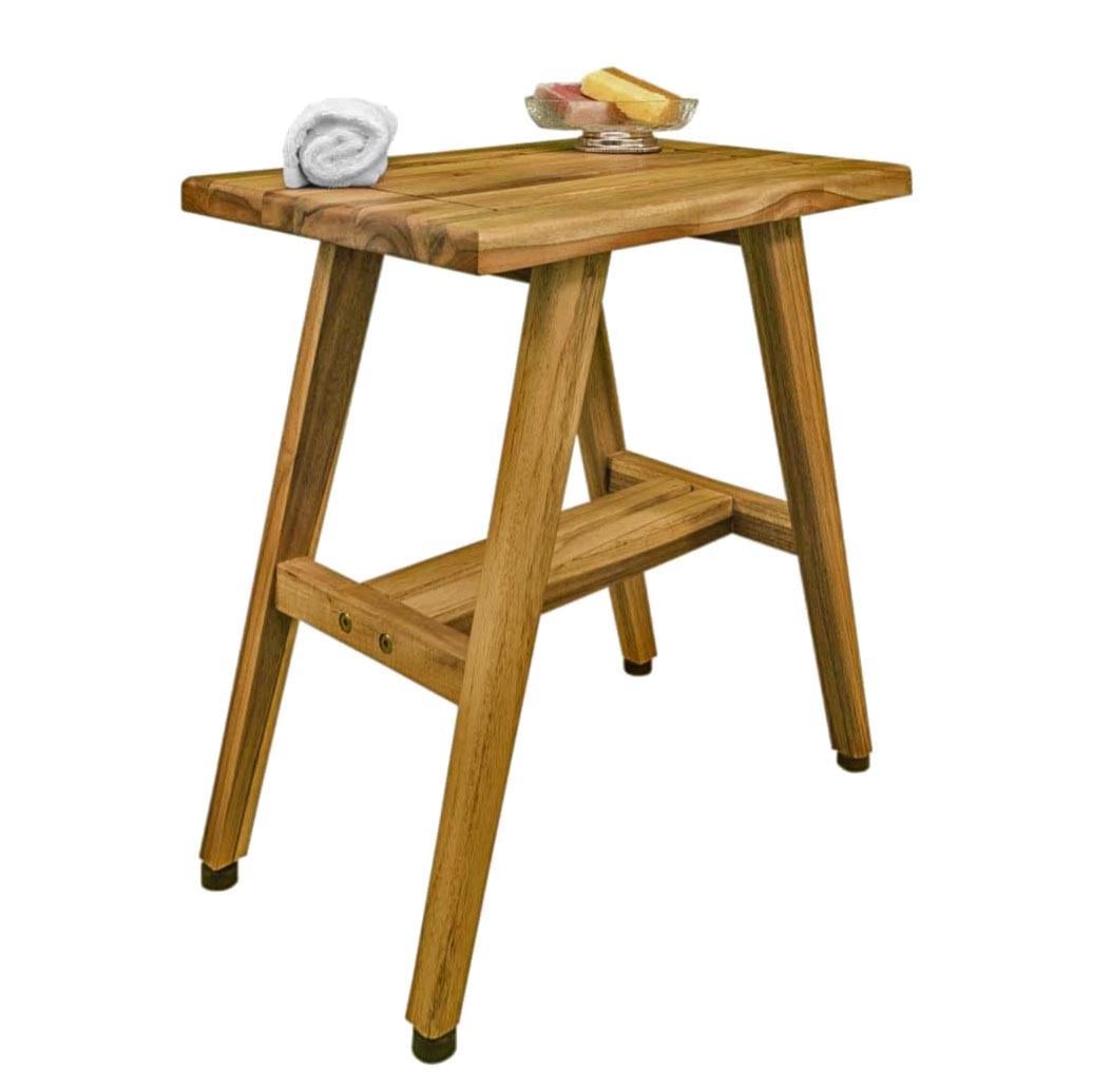 Табурет для ванной из дерева Бриджет Сиена (ТВН-008605)