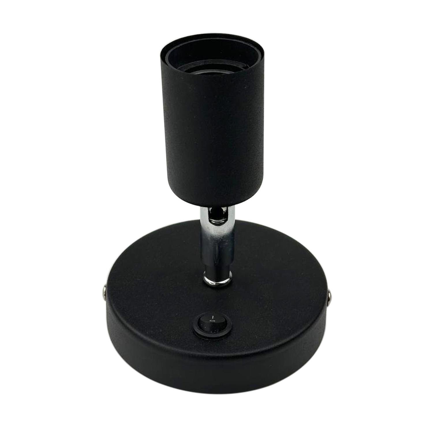 Бра у стилі лофт Sim d 100 мм з хромовим шарніром та вимикачем Чорний - фото 5 Бра у стилі лофт Sim d 100 мм з хромовим шарніром та вимикачем Чорний - фото 5