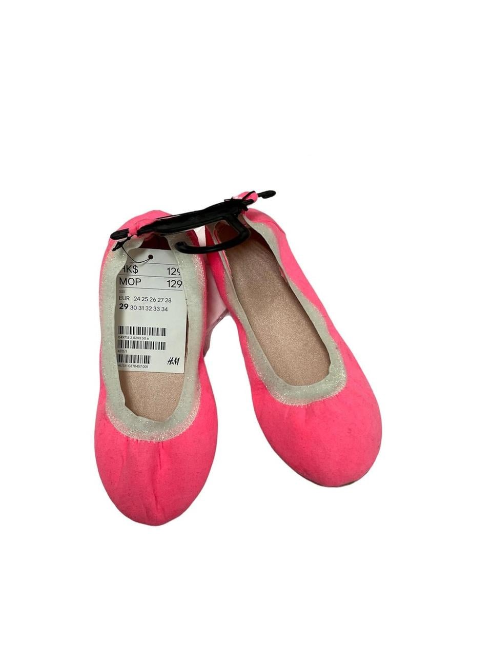 Туфли подростковые H&M 497151х37 р. 33 Розовый (132134)