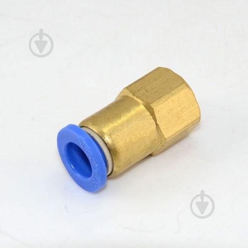 Соединитель пневматический цанговый прямой 12мм*3/8" AIRKRAFT SPCF12-03