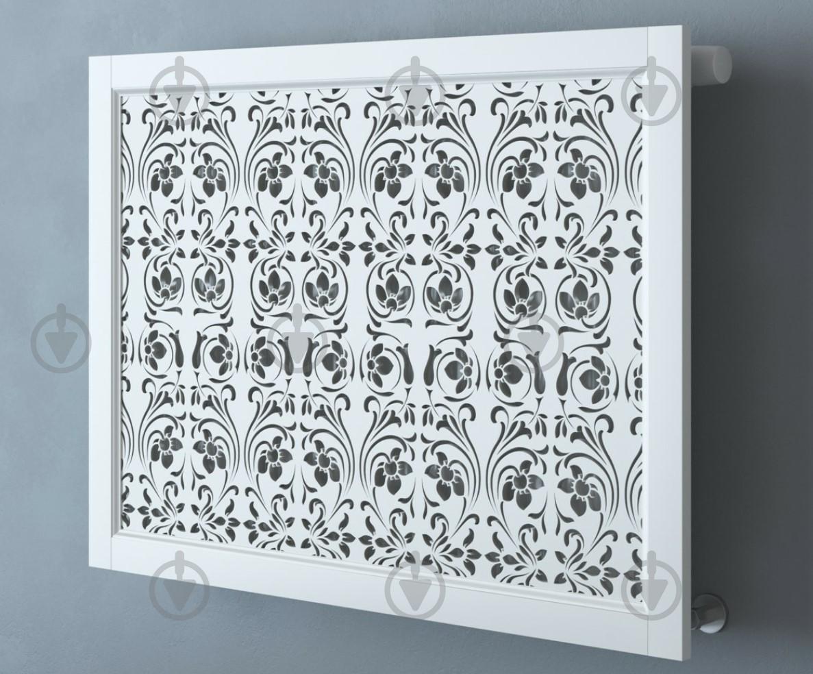 Экран-решетка декоративная на батарею отопления R51-F120 Белый (25626837)