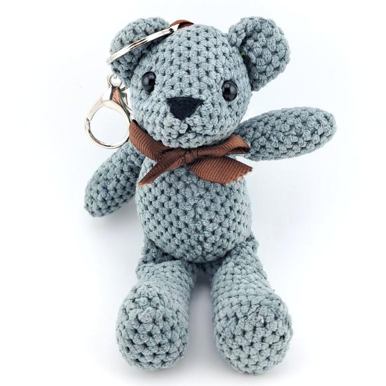 Игрушка Медвежонок вельвет дорис 16х7 см 1 шт. Серый (ИГ1607м12)