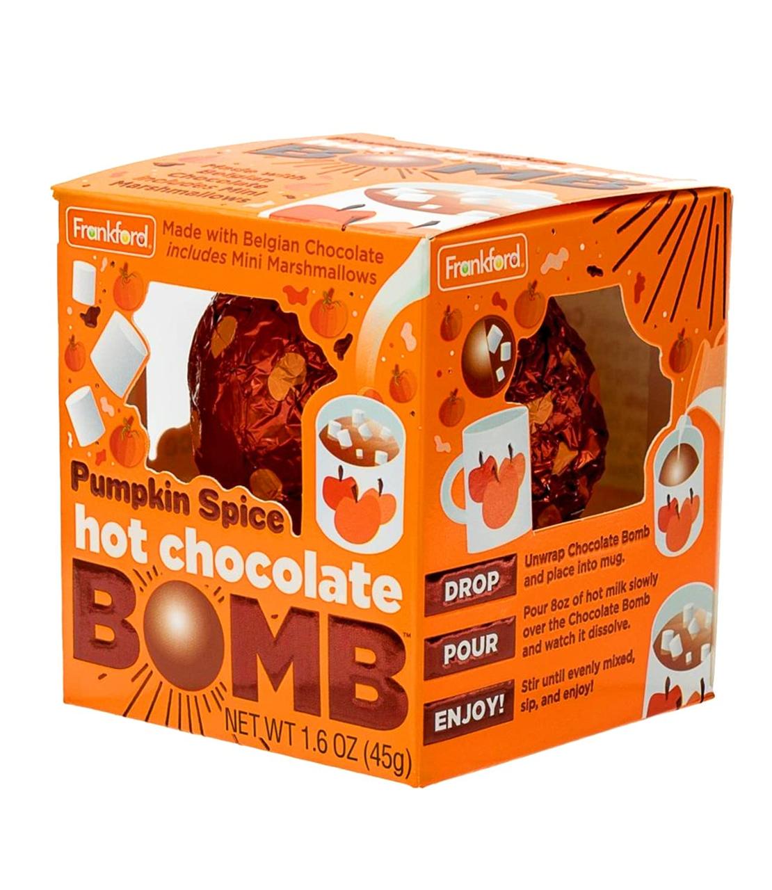 Шоколадна бомба Pumpkin Spice Hot Chocolate BOMB 45 г (1693384035)