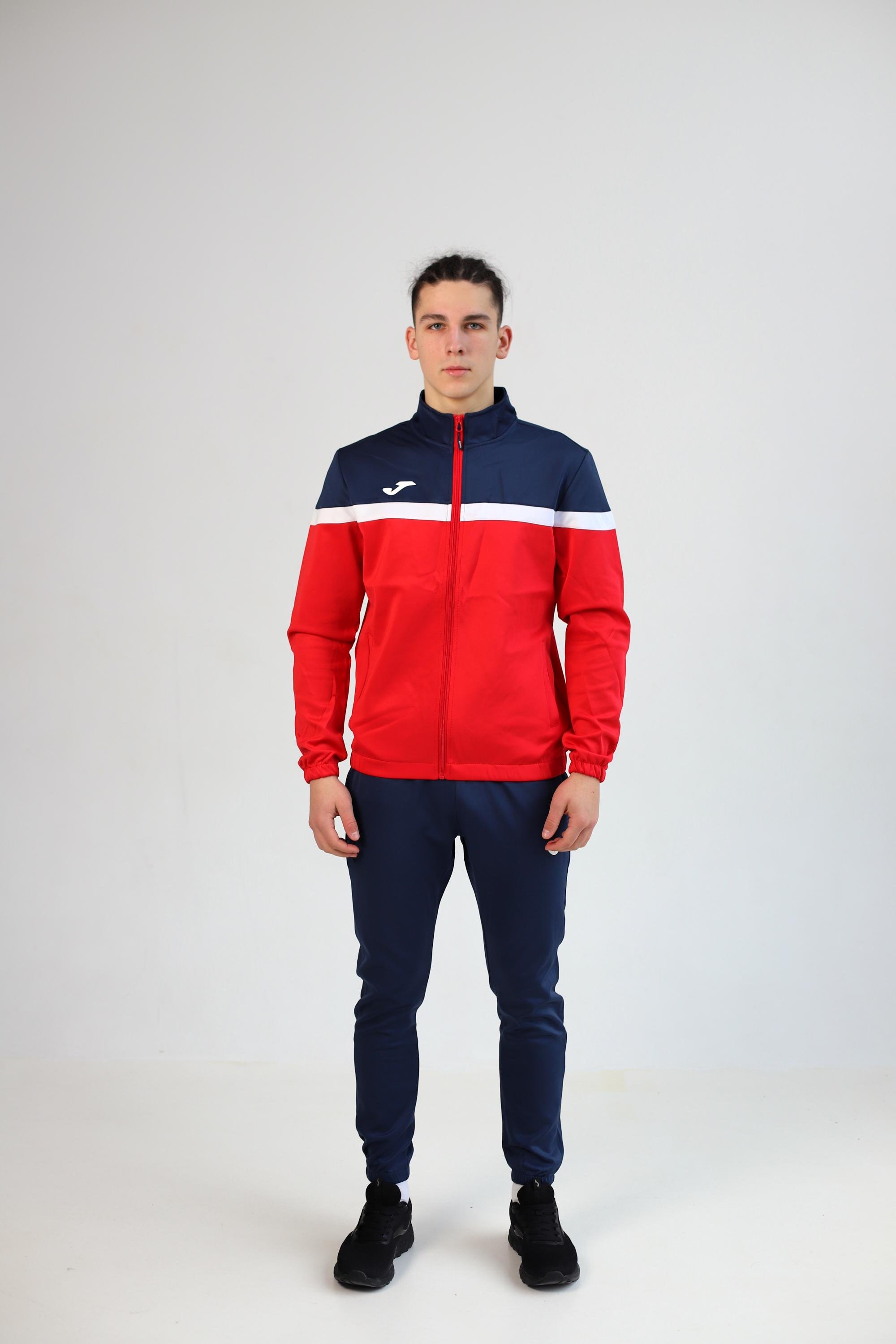 Спортивный костюм Joma 102746.603 Danubio Tracksuit M Red/Navy - фото 1