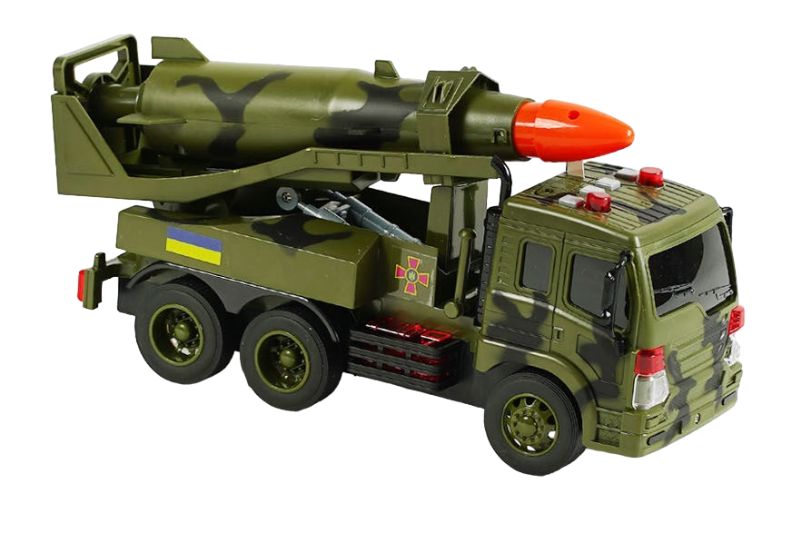 Техника военная TK Group Ракетный комплекс со звуковыми эффектами/с подсветкой/инерция Green (140201)