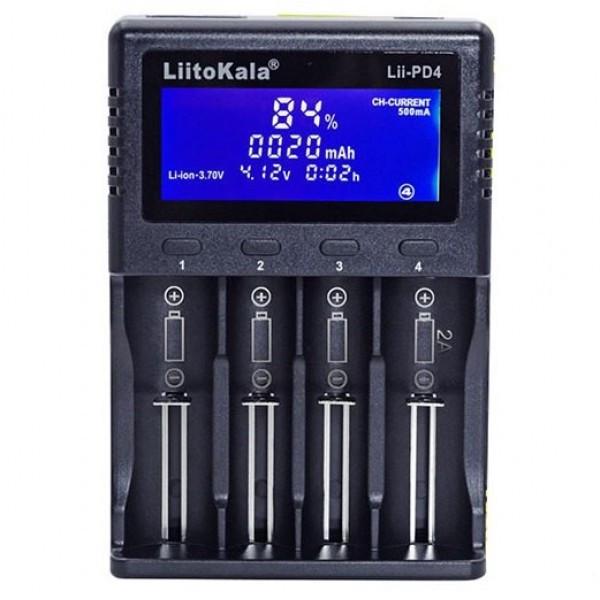 ᐉ Умное зарядное устройство Liitokala Lii-PD4 Li-Ion 18650 Ni-MH LED 4 ...