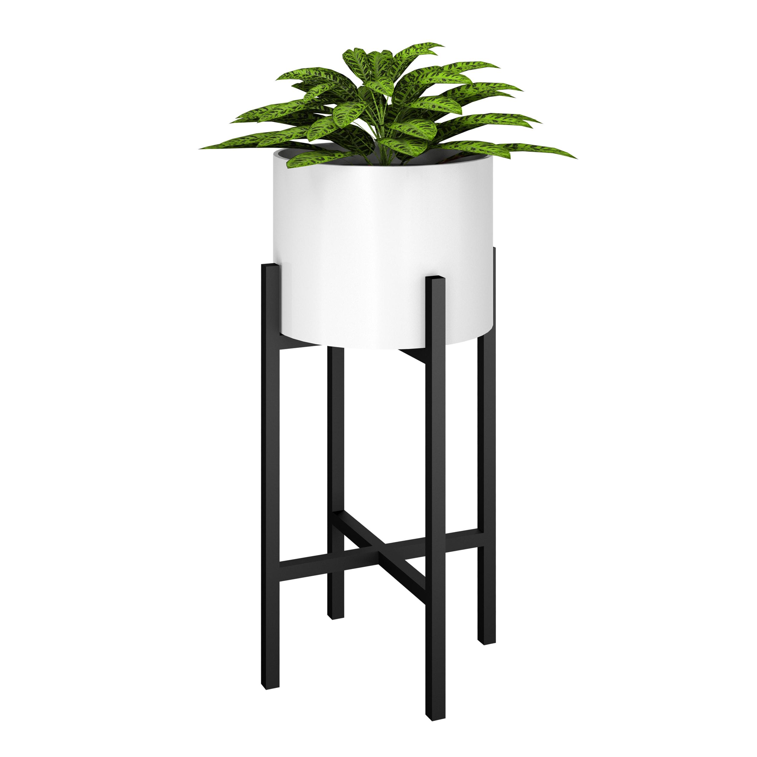 Подставка для цветов Orizon LOFT X BIG из металла 60х36х36 см Черный матированный - фото 4 Подставка для цветов Orizon LOFT X BIG из металла 60х36х36 см Черный матированный - фото 4