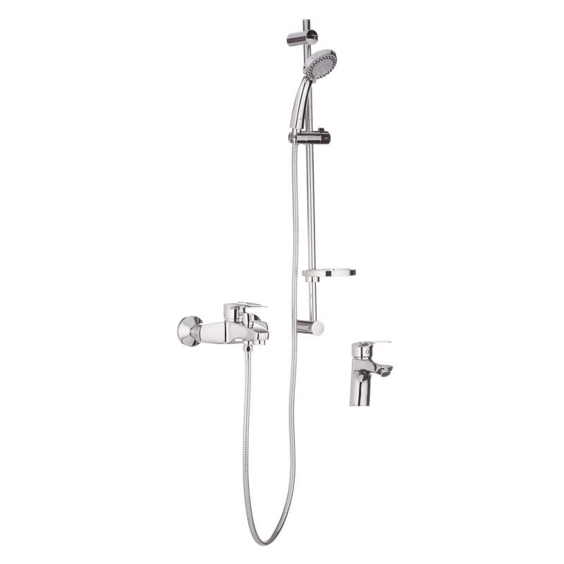 Комплект смесителей для ванной Haiba Hansberg Set - 1 (HB0900) Комплект смесителей для ванной Haiba Hansberg Set - 1 (HB0900)