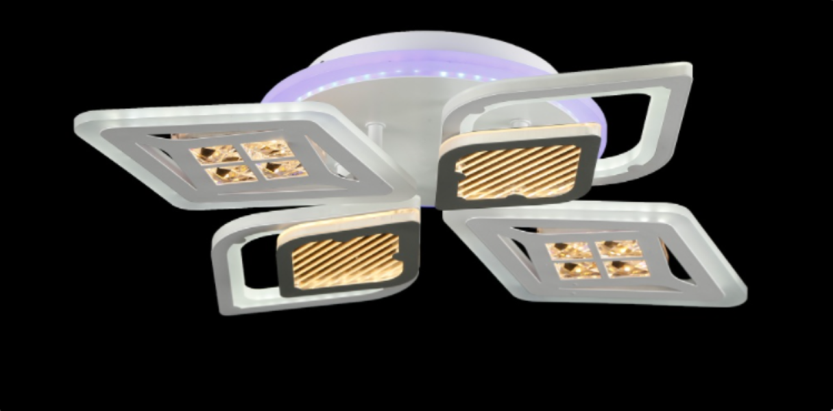 Светодиодная люстра LK29052/2/2/1 LED WT/GREY Белый/Серый (AN000832)