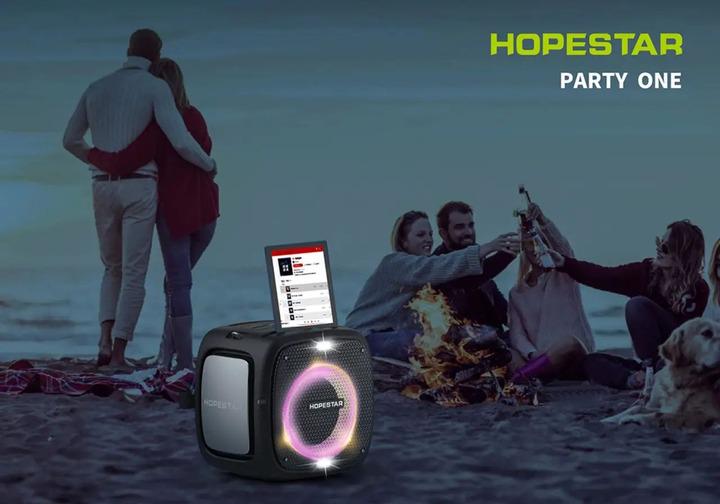 Колонка беспроводная Bluetooth HOPESTAR PARTY ONE с двумя микрофонами - фото 3