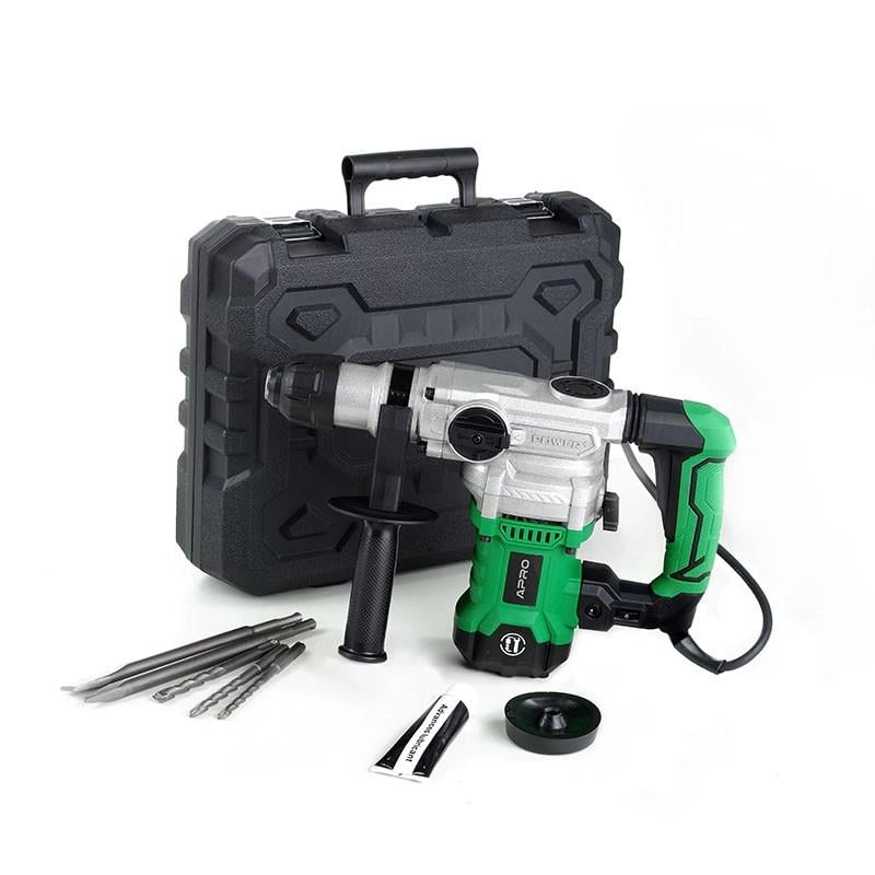 Перфоратор бочковий Apro 7,5 Дж 1900В SDS+ 1900 H кейс (896254)