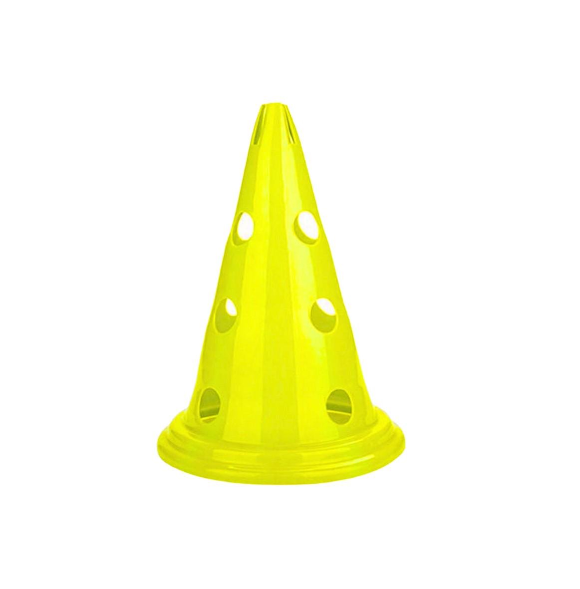 Конус тренувальний Profi для розмітки з отворами 30 см Жовтий (MS 4169-1)