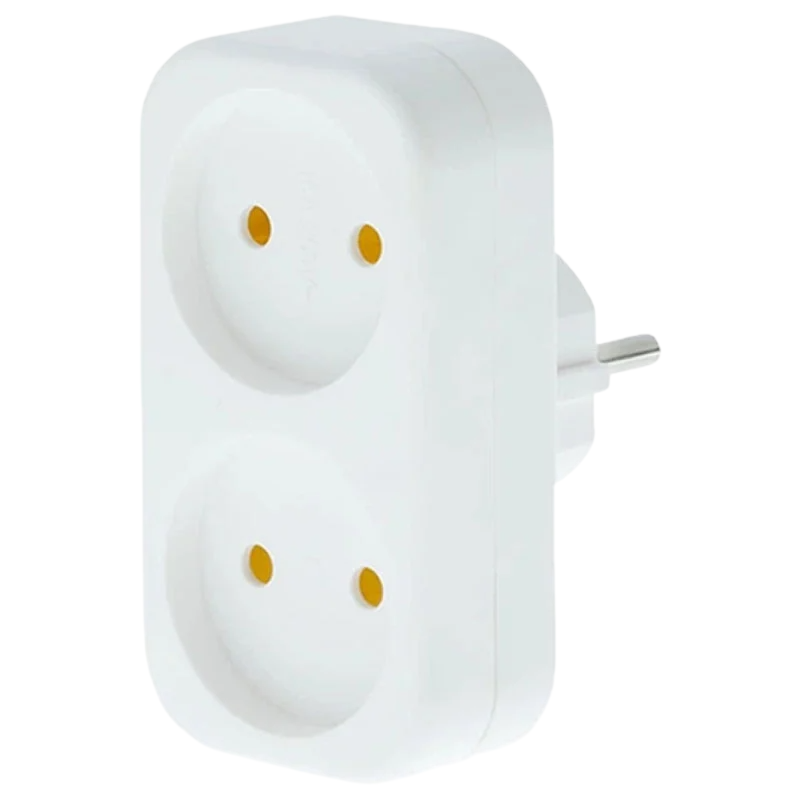 Разветвитель сетевой Tecro SC-2 2 розетки White (tf1609)
