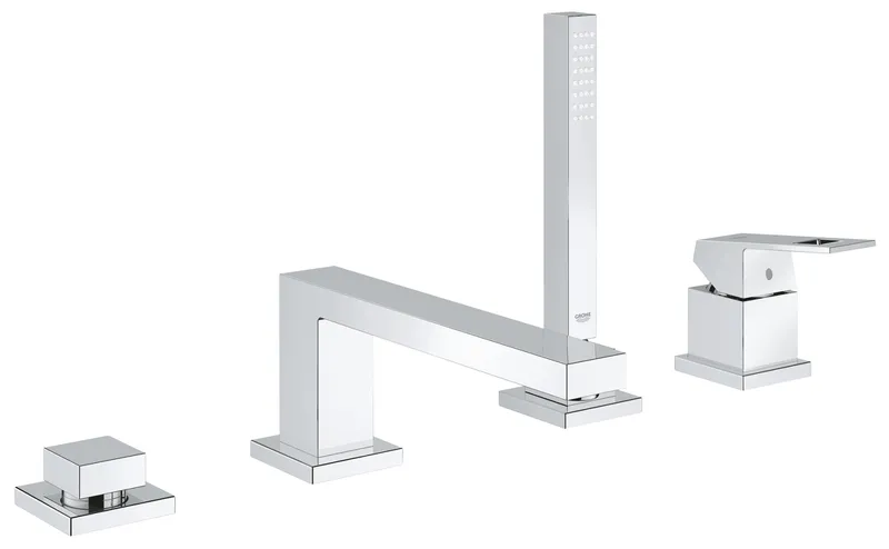 Змішувач на борт ванни Grohe Euro cube на 4 отвори (19897001)