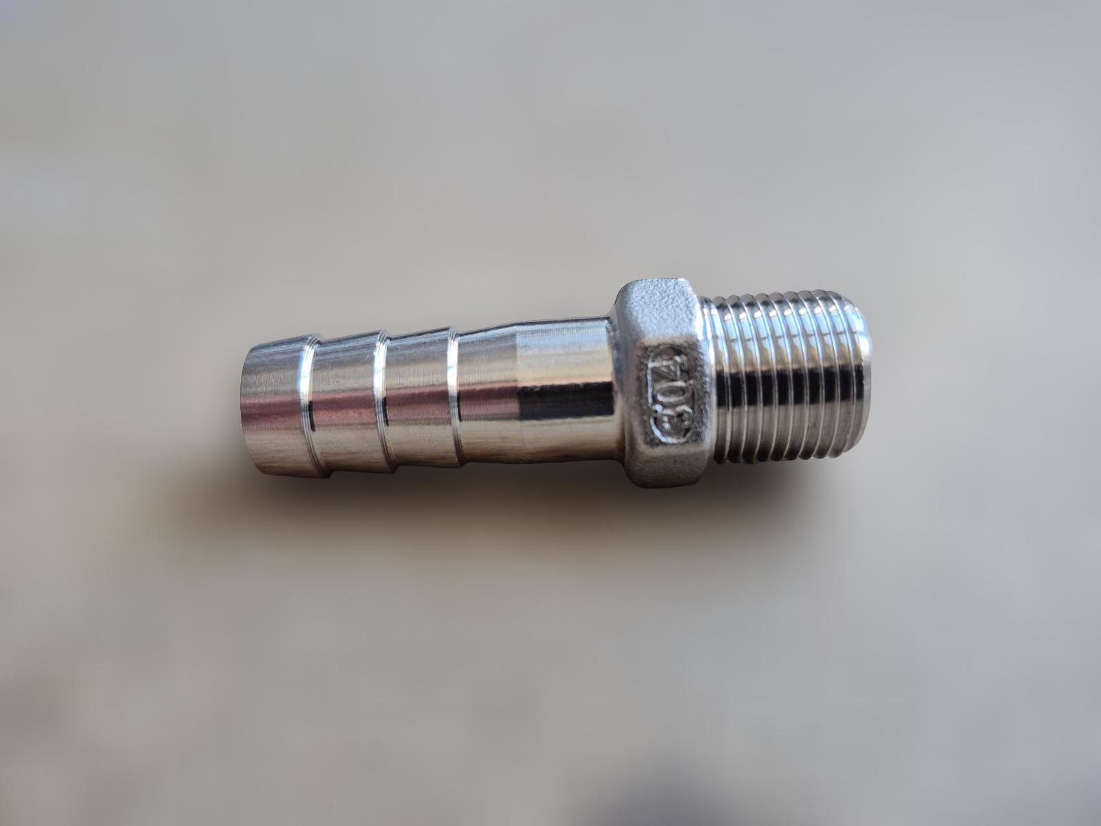 Штуцер шланговый резьбовой DN10 AISI304 BSPP Class-150 елка н/ж сталь 14 мм 3/8" (29203299) - фото 9 Штуцер шланговый резьбовой DN10 AISI304 BSPP Class-150 елка н/ж сталь 14 мм 3/8" (29203299) - фото 9