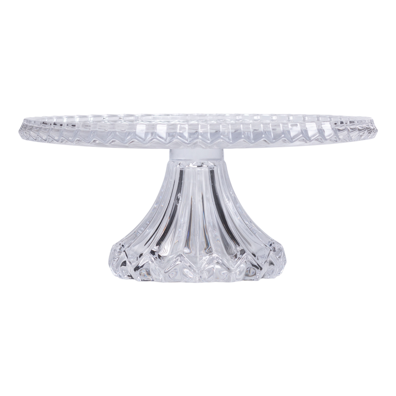 Тортовница на ножке стеклянная HP-19-138 25 см (A-034216) - фото 2 Тортовница на ножке стеклянная HP-19-138 25 см (A-034216) - фото 2