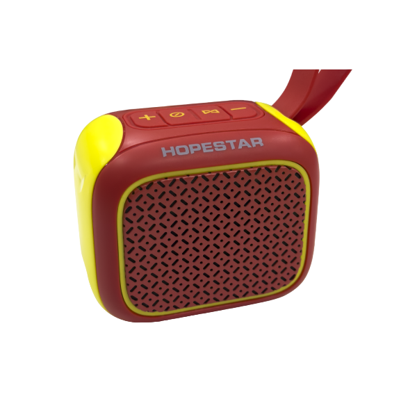 Портативная колонка HOPESTAR A22 5W TWS IPX6 500 mAh Yellow/Red (A22) - фото 1