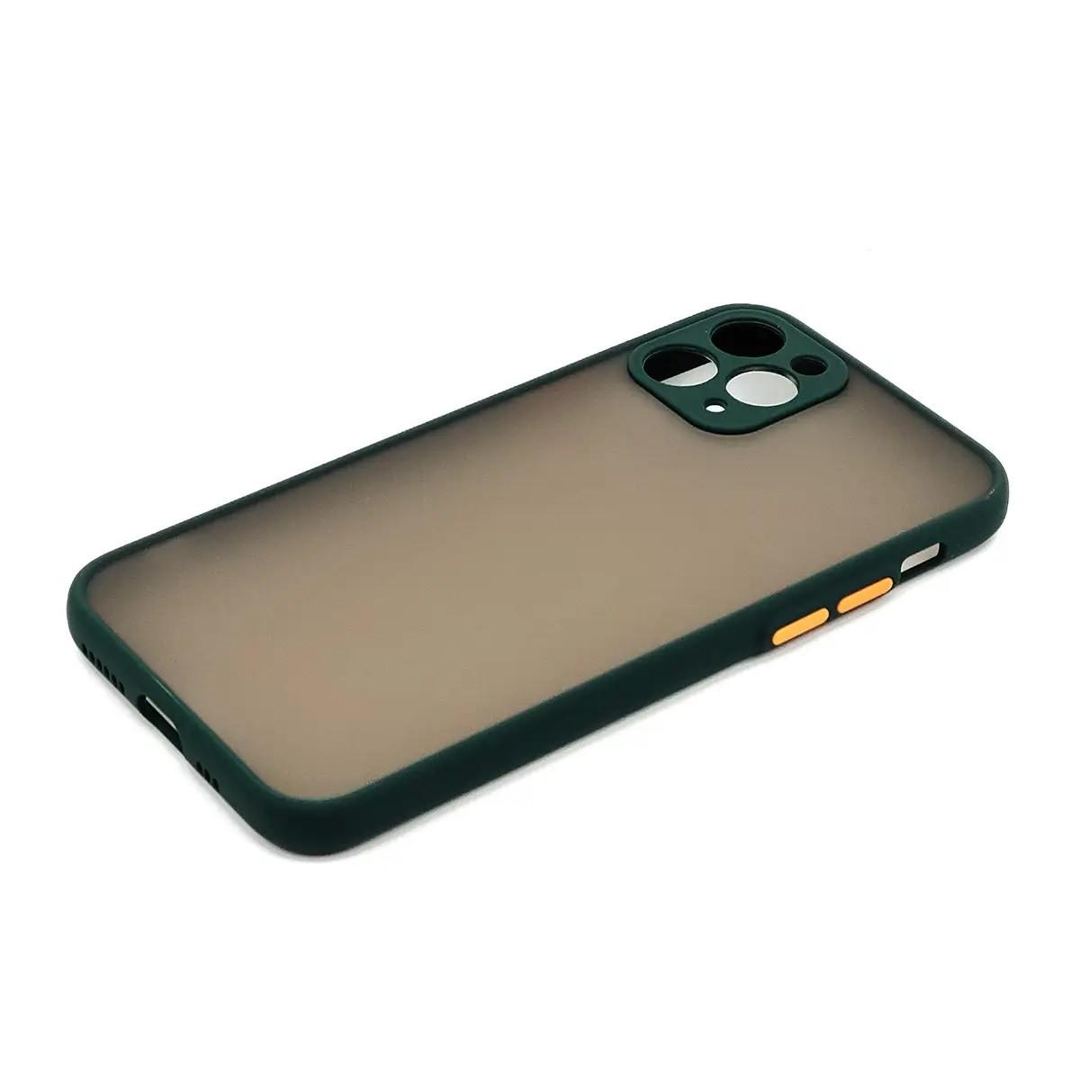 Силиконовый Чехол Накладка Avenger Totu Series Separate Camera Для iPhone 11 Pro Dark Green Силиконовый Чехол Накладка Avenger Totu Series Separate Camera Для iPhone 11 Pro Dark Green