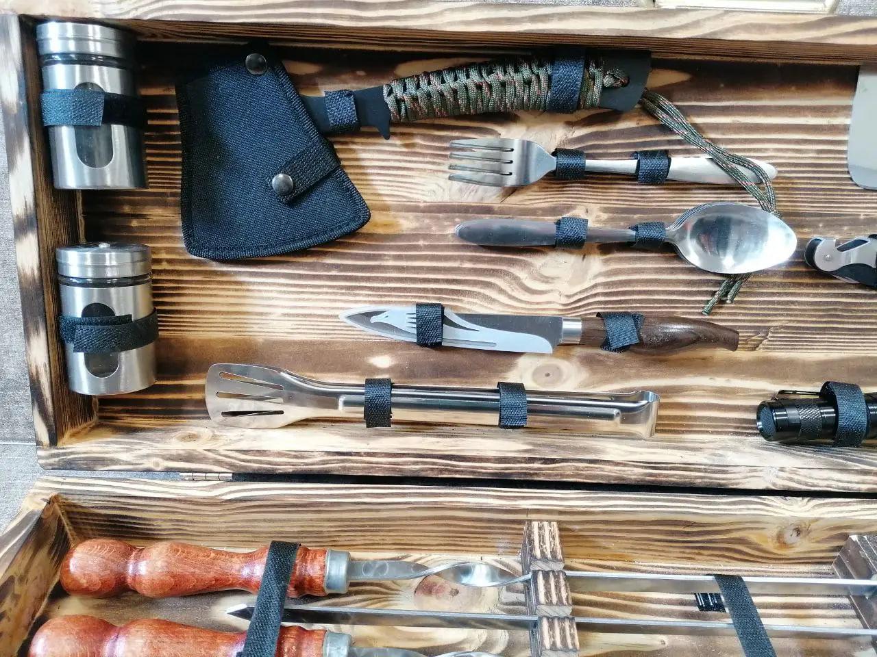 Набір шампурів Турист 4 Red в кейсі (10644713) - фото 5