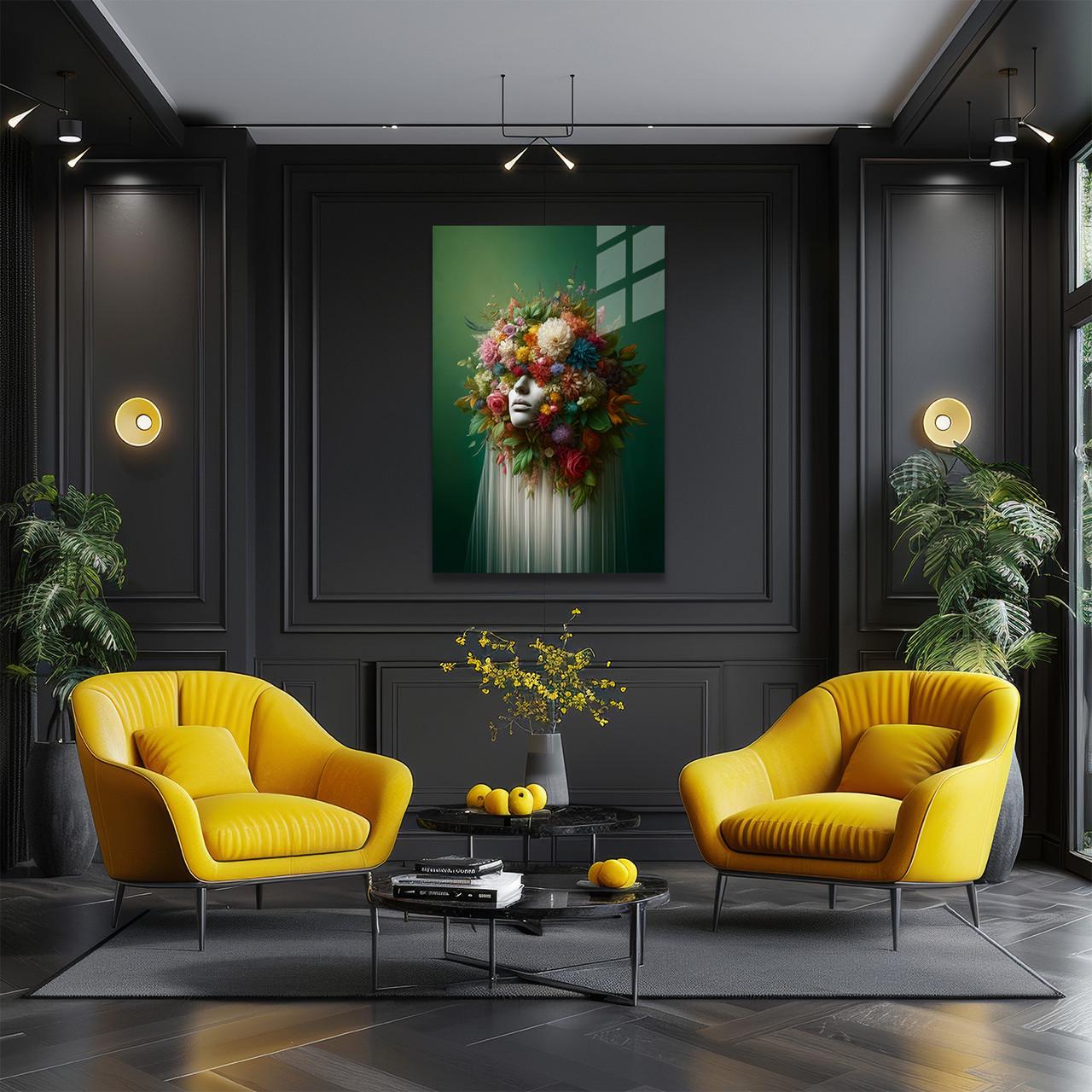 Картина на стекле NovellaPrint Цветочная фантазия 80х120 см (453.4) - фото 4