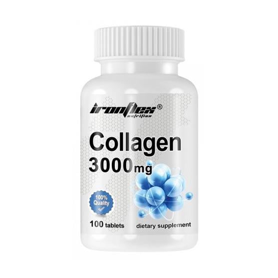 Коллаген IronFlex Collagen 3000 mg 100 tabs Коллаген IronFlex Collagen 3000 mg 100 tabs