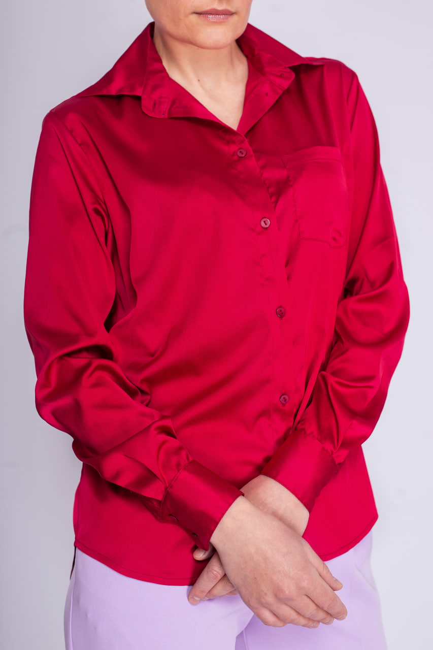 Блуза Jhiva р. 56 Красный (70033934)