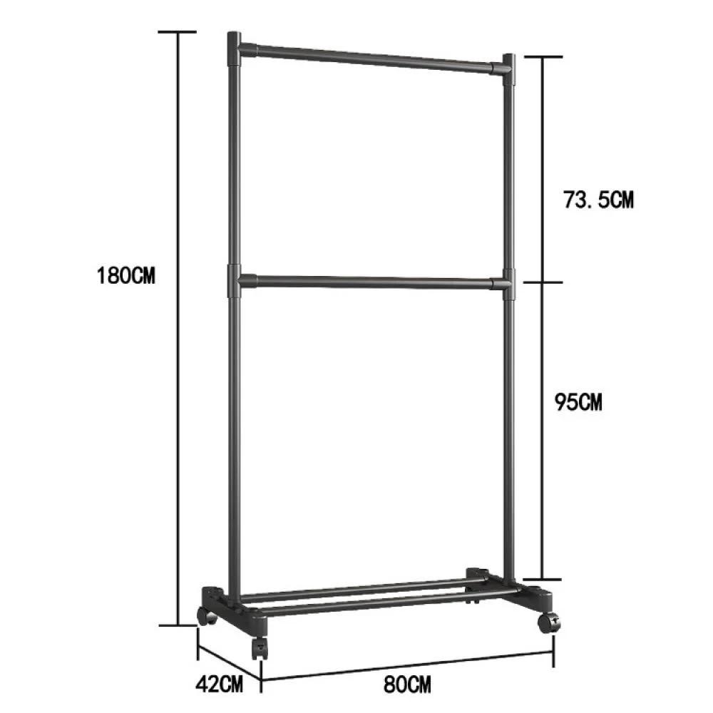 Стійка для одягу та взуття Clothes Rack CR-11 Чорний (SS-15) - фото 4