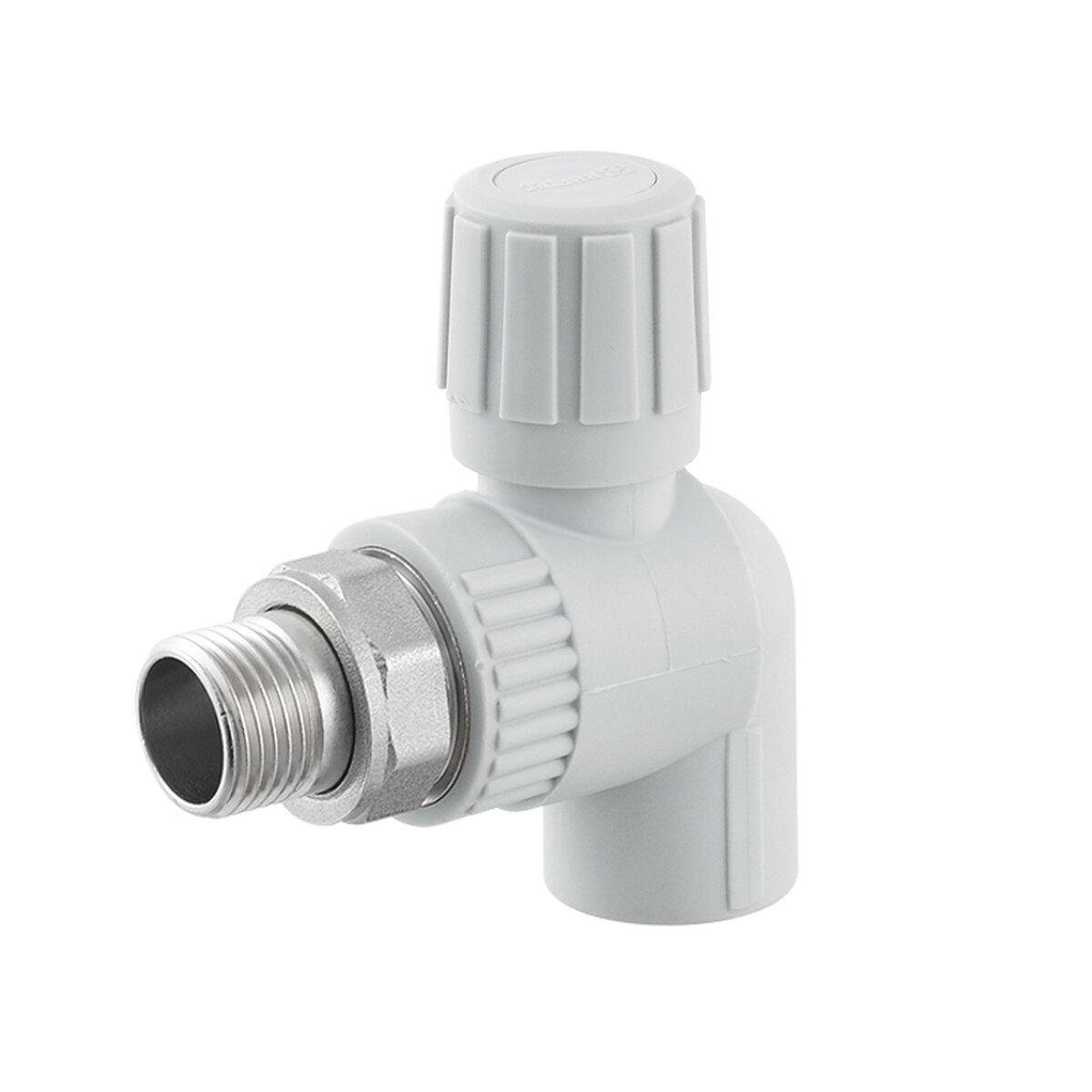 Кран радіаторний кутовий PPR Raftec RARV2502 25 мм x 3/4" (SW-99508)