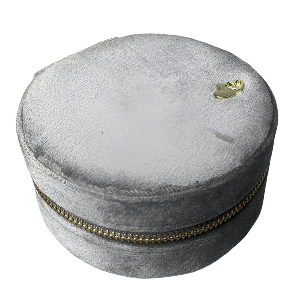 Скринька-органайзер для прикрас 11х11х5 см Сірий (24-365)